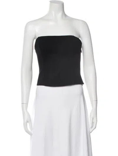 Pre-owned Anine Bing Strapless Top In Gray