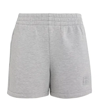 Anine Bing Stretch-jersey Heather Sweatshorts