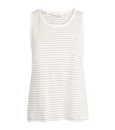Anine Bing Stripe Juliann Tank Top In Multi