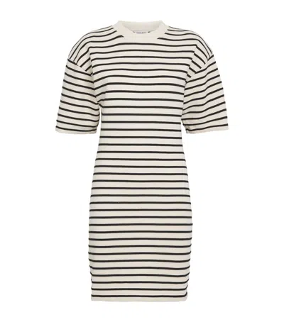Anine Bing Stripe Mona T-shirt Mini Dress