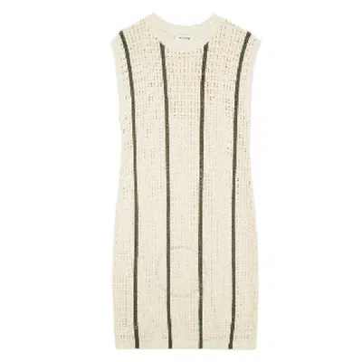 ANINE BING ANINE BING STRIPE SLEEVELESS LANIE MINI-LENGTH DRESS