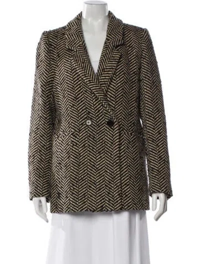 Pre-owned Anine Bing Striped Blazer