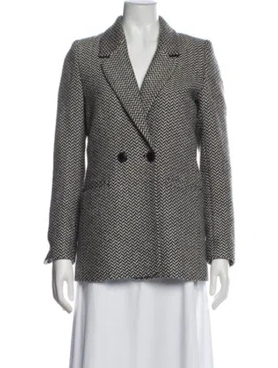 Pre-owned Anine Bing Striped Coat In Multi