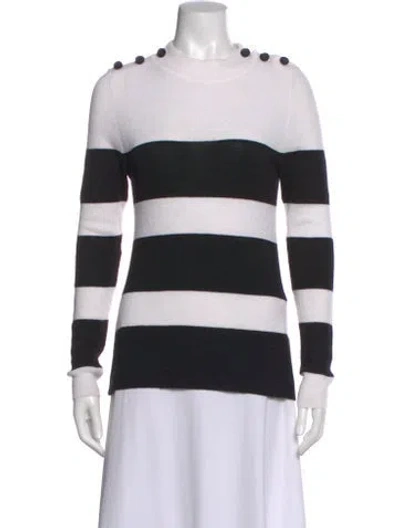 Pre-owned Anine Bing Striped Crew Neck Sweater In Multi