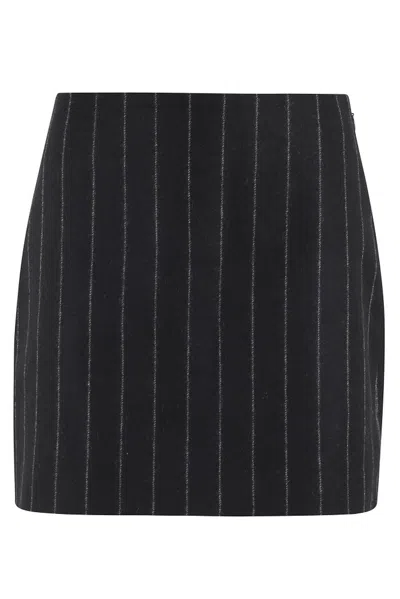 Anine Bing Striped Skirt In Multi