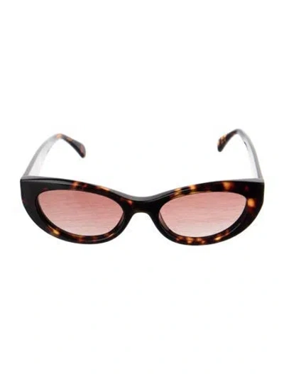 Pre-owned Anine Bing Sunglasses In Brown