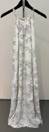 Anine Bing Santana Dress In Bone Oyster In Gray