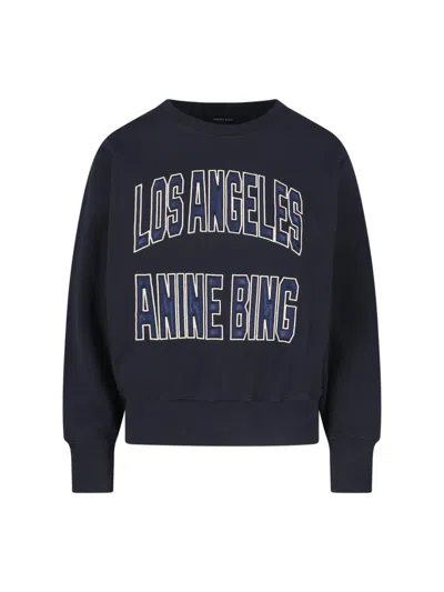 Anine Bing Sweaters In Black