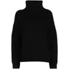 Anine Bing Sydney Alpaca Blend Turtleneck Sweater In Black