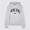 Anine Bing Grey Melange Cotton Harvey Sweatshirt In Gray