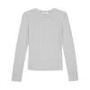 Anine Bing Jo Long Sleeve Tee In Grey