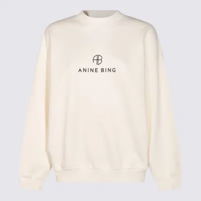 ANINE BING SWEATERS LIGHT AND NATURAL
