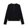 Anine Bing Striped Long Sleeve Tshirt In Multicolor