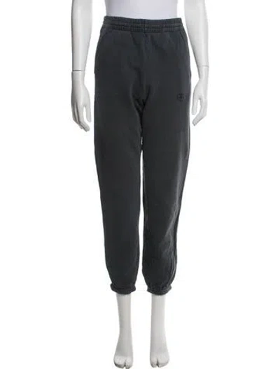Pre-owned Anine Bing Sweatpants In Gray