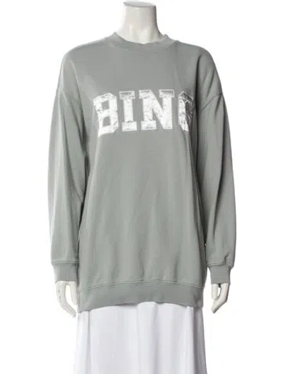 Pre-owned Anine Bing Sweatpants In Green