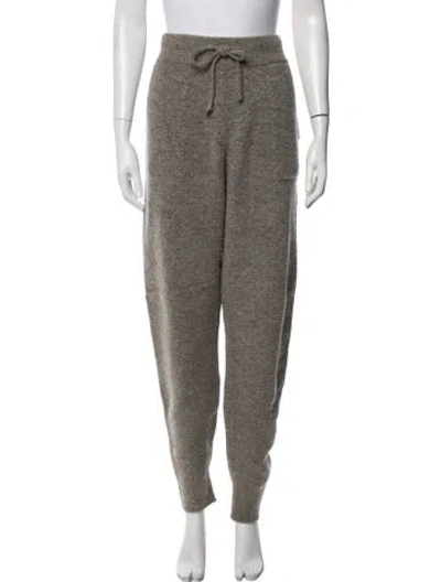 Pre-owned Anine Bing Sweatpants In Neutral