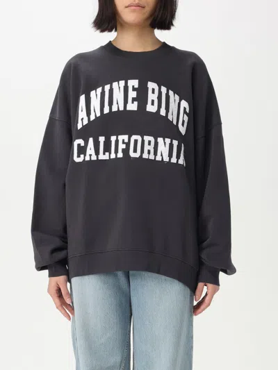 ANINE BING SWEATSHIRT ANINE BING WOMAN COLOR BLACK,G52770002
