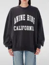 Anine Bing California Crew-neck Sweatshirt In Black