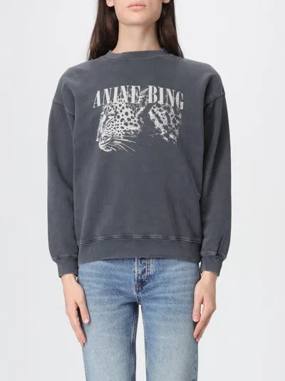 Anine Bing Sweatshirt  Woman Color Black In Gray