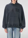 Anine Bing Oversized Grey Sweatshirt With Bold Branding And Relaxed Fit In Blue