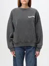 Anine Bing Jaci Daydreams Sweatshirt Washed Black In Schwarz