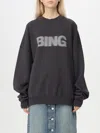 Anine Bing Miles Blur Oversized Sweatshirt In Schwarz