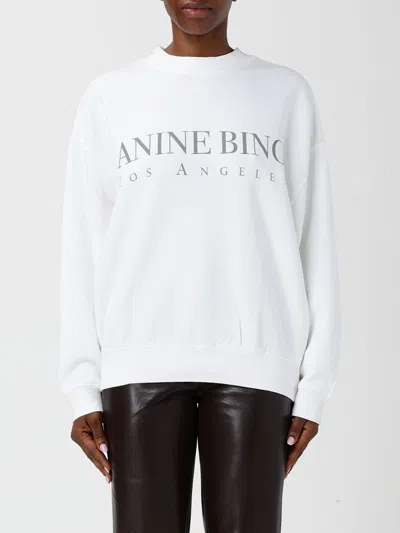 ANINE BING SWEATSHIRT ANINE BING WOMAN COLOR IVORY,H49688044