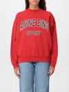 Anine Bing Crew-neck Sweatshirt With Logo Print In Rot
