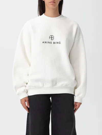 ANINE BING SWEATSHIRT ANINE BING WOMAN COLOR WHITE,H34100001