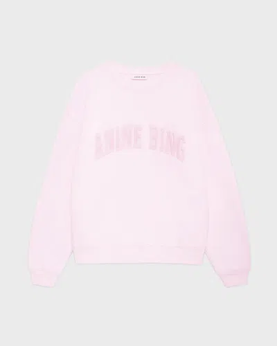 Anine Bing Spencer Sweatshirt In Pink