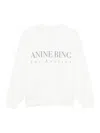 Anine Bing Womens Ivory Jaci Los Angeles Relaxed Cotton-jersey Sweatshirt In White