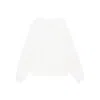 Anine Bing Monogram Fleece Dropped Shoulders Ribbed Cuffs
