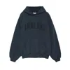 Anine Bing Harvey Logo-print Cotton Hoodie In Blue