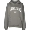 Anine Bing Harvey Combed-cotton Hoodie In Gray