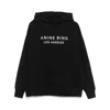Anine Bing Alto Logo Sweatshirt Hoodie In Black