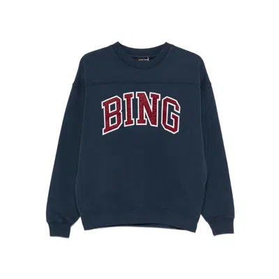 Anine Bing Sweatshirts Blue, Red