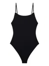 Anine Bing High-cut Leg Swimsuit Scoop Neckline
