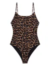 Anine Bing Leopard-print Bodysuit