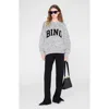 Anine Bing Sydney Crewneck Sweater In Gray