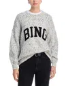 Anine Bing Sydney Crewneck Sweater In Gray