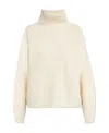 Anine Bing Sydney Funnel-neck Jumper In White