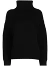 Anine Bing Sydney Alpaca Blend Turtleneck Sweater In Black