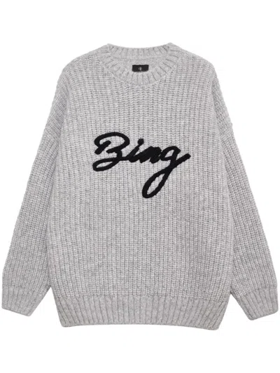 Anine Bing Sydney Sweater In Grey
