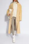 Anine Bing Sydney Alpaca Blend Turtleneck Sweater In Cream