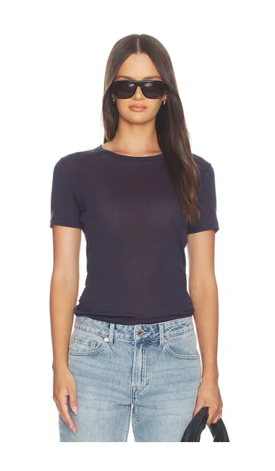 Anine Bing Sylvie Tee In Blue