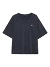 Anine Bing Rudy T-shirt In Black Cotton