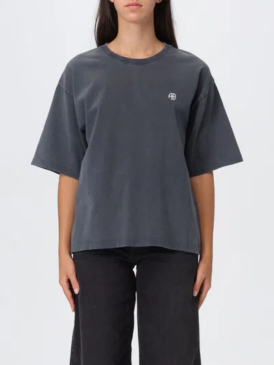 ANINE BING T-SHIRT ANINE BING WOMAN COLOR BLACK,H21973002