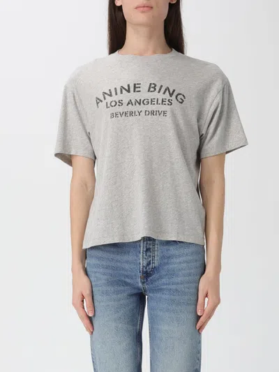 ANINE BING T-SHIRT ANINE BING WOMAN COLOR GREY,H64750020