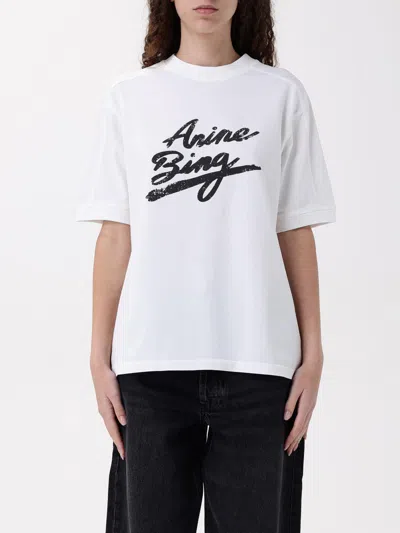 ANINE BING T-SHIRT ANINE BING WOMAN COLOR WHITE,G52769001