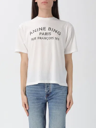 ANINE BING T-SHIRT ANINE BING WOMAN COLOR WHITE,H64759001